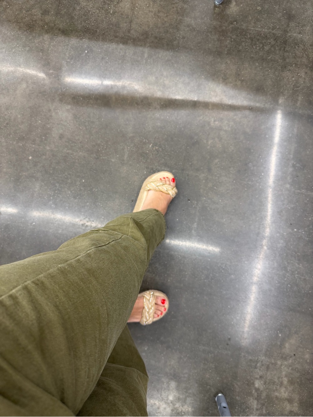 Natural Braided Espadrille Slides for Women